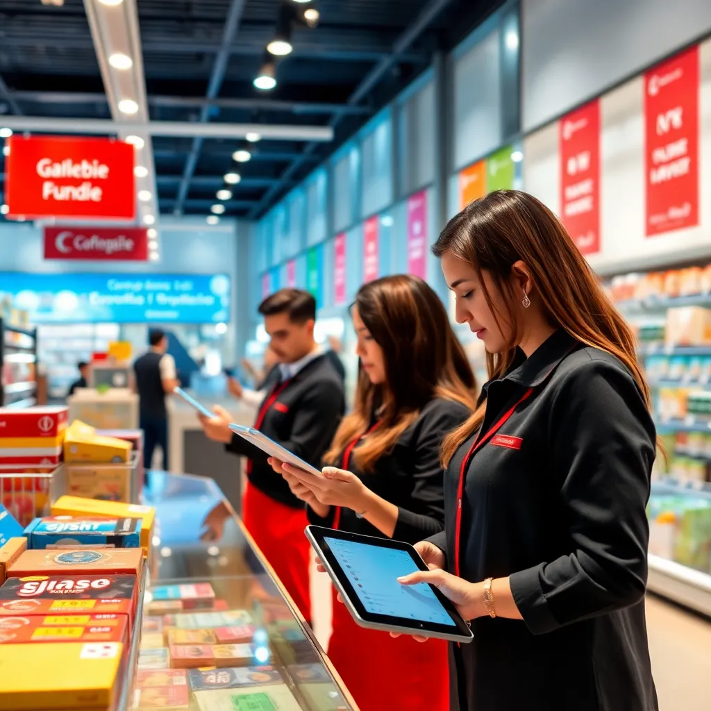 Modern bir perakende mağazasında finansal otomasyon sistemlerinin uygulanması